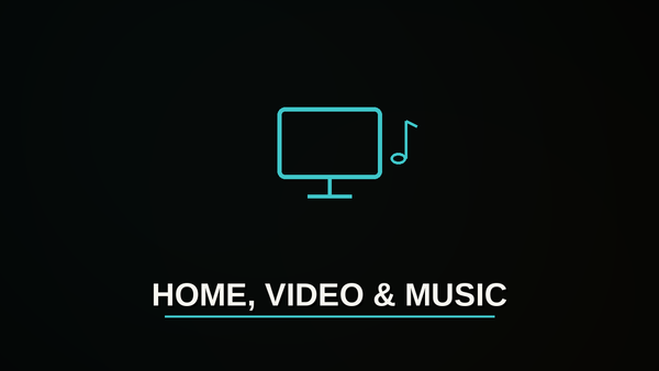 Vidéo et musique à domicile