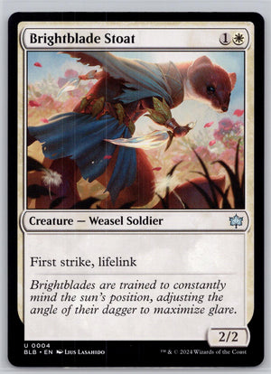 Brightblade Stoat Bloomburrow Magic: The Gathering Near Mint