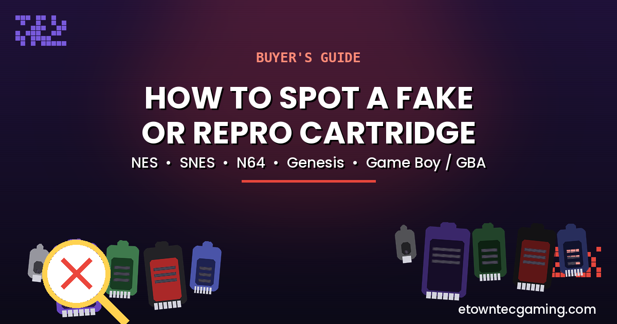 How to Spot a Fake or Reproduction Cartridge