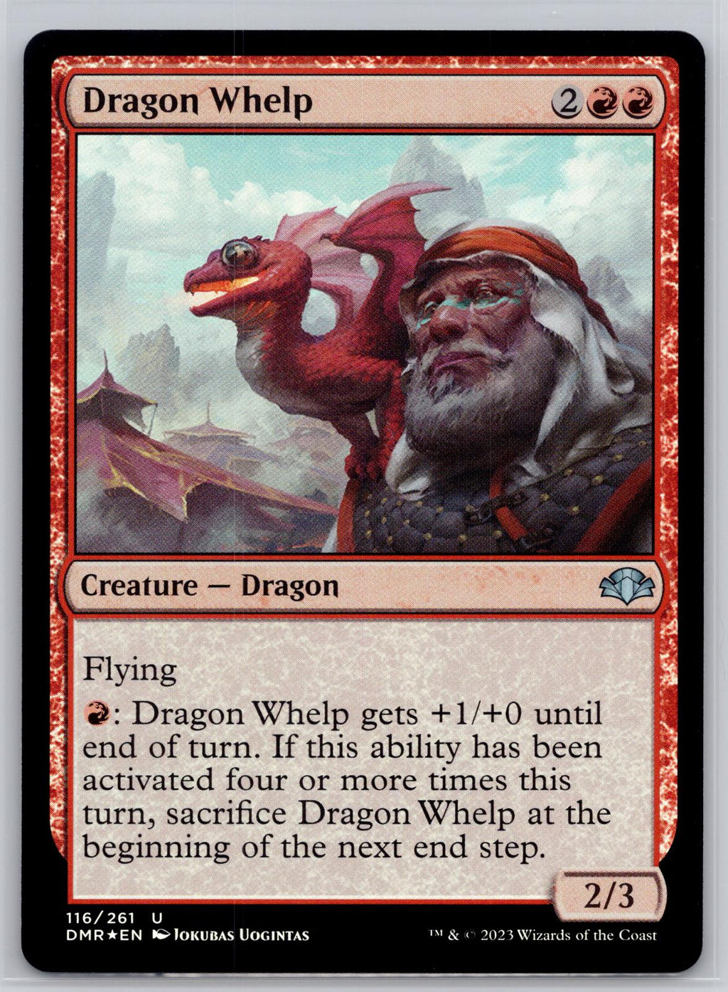 Dragon Whelp Dominaria Remastered Magic: The Gathering Foil Near Mint