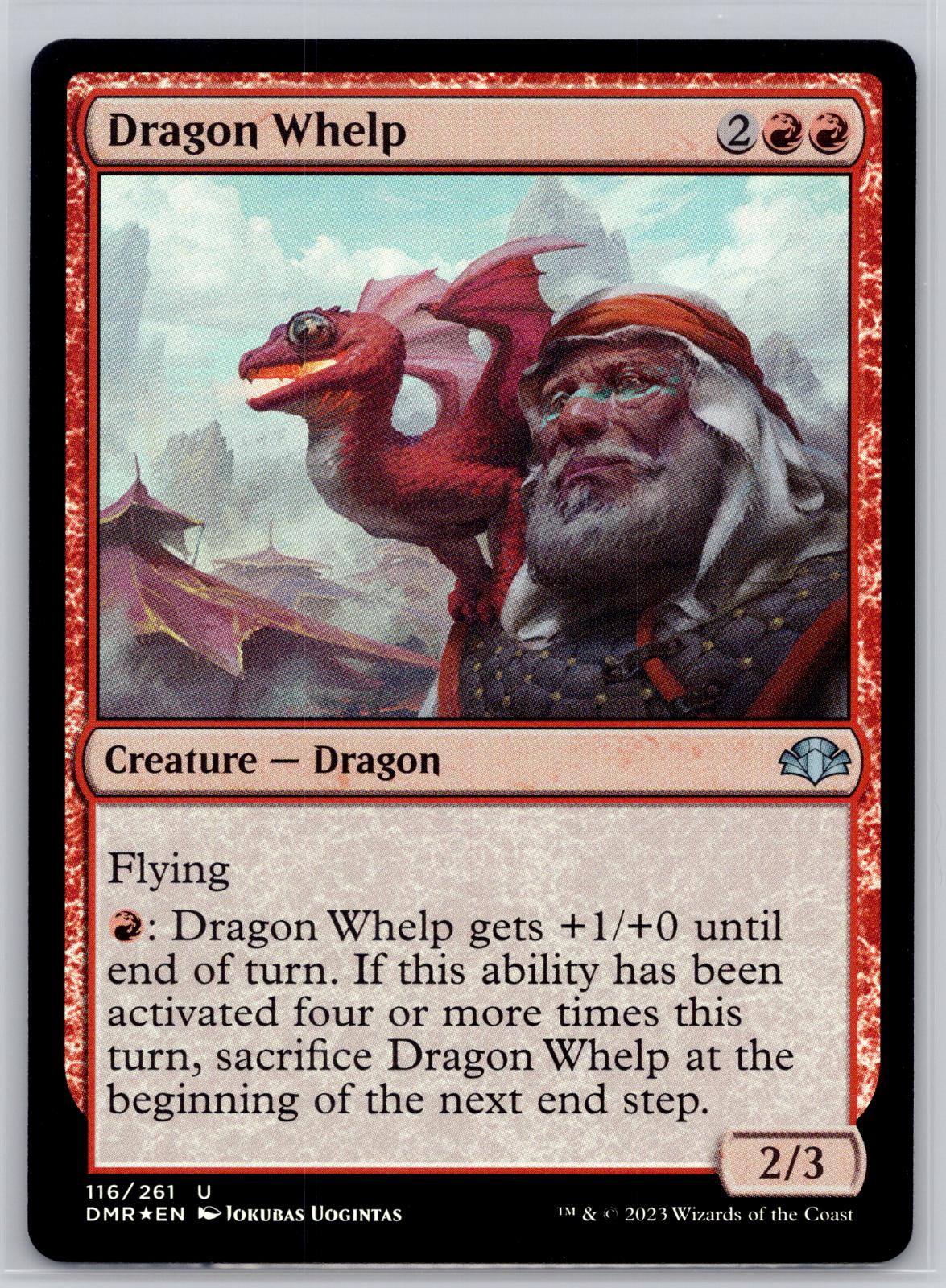 Dragon Whelp Dominaria Remastered Magic: The Gathering Foil Near Mint