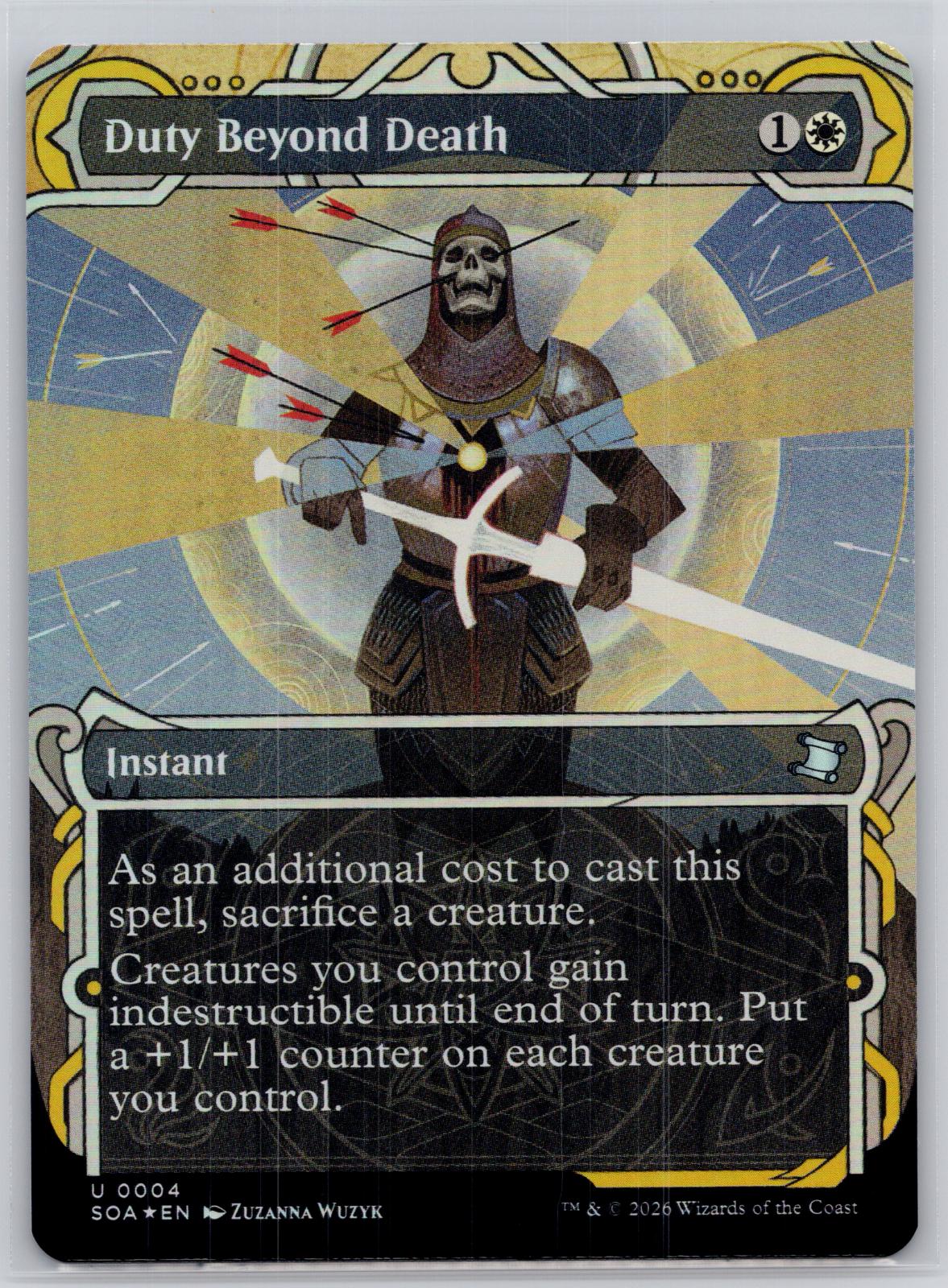 Duty Beyond Death Secrets of Strixhaven: Mystical Archive M:TG Foil NM
