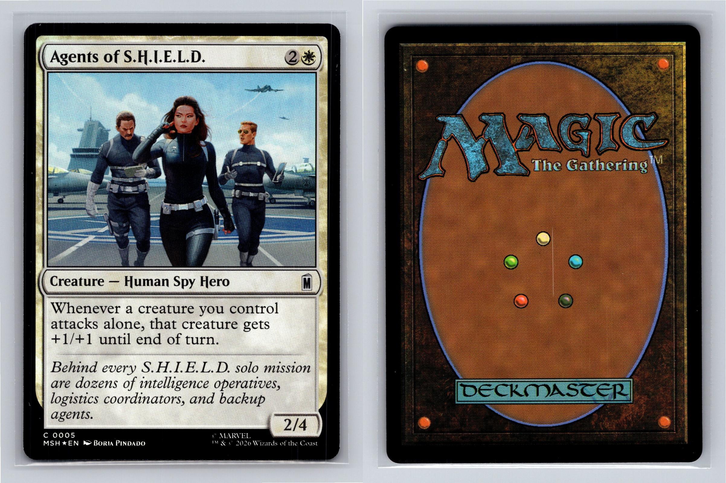 Agents of S.H.I.E.L.D. Marvel Super Heroes Magic: The Gathering Foil Near Mint