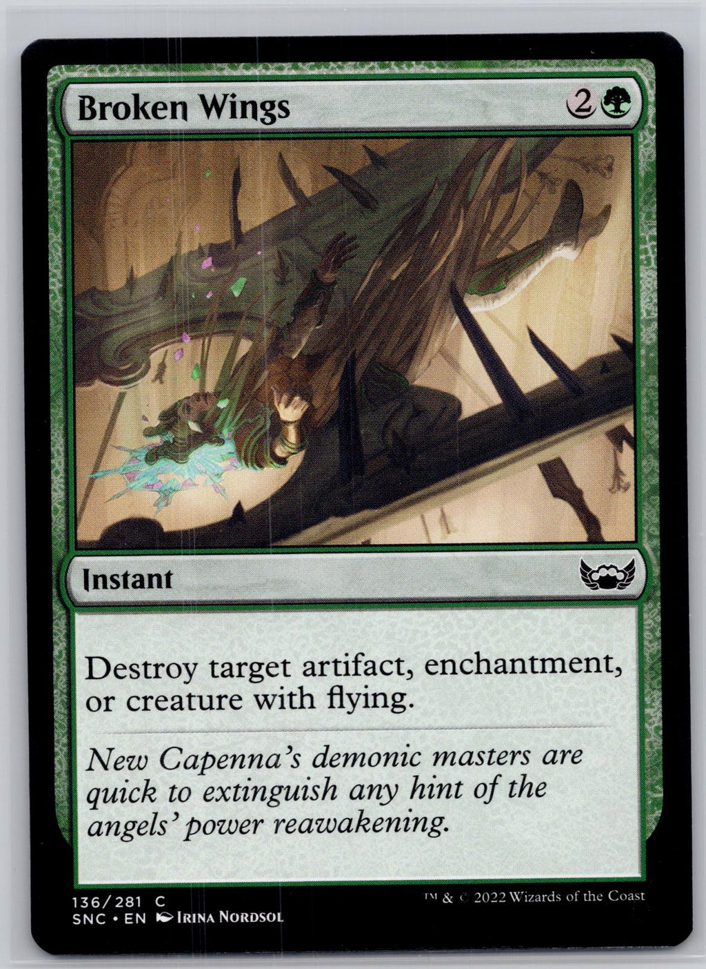 Broken Wings Streets of New Capenna Magic: The Gathering Near Mint