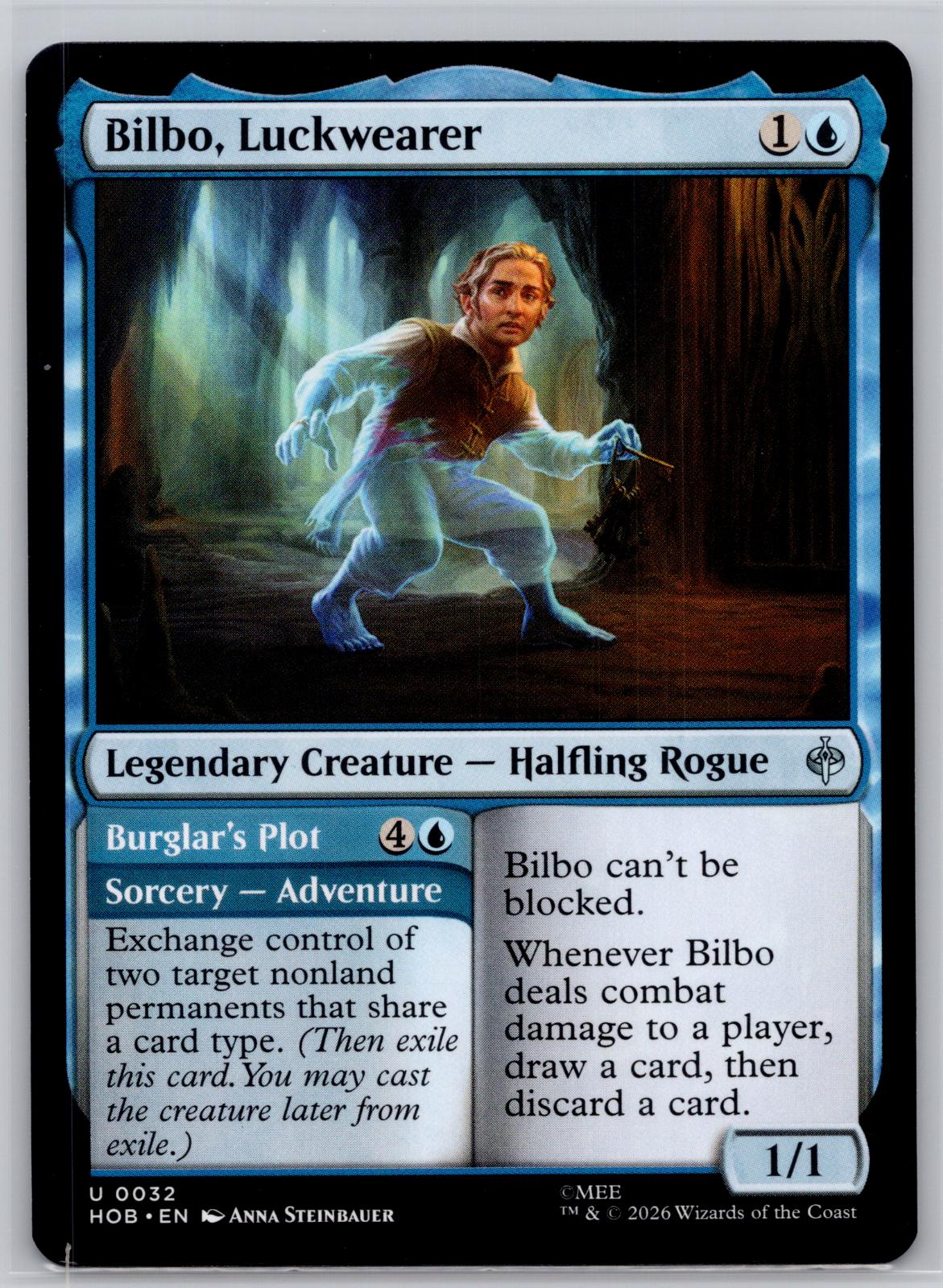 Bilbo, Luckwearer The Hobbit Magic: The Gathering Near Mint