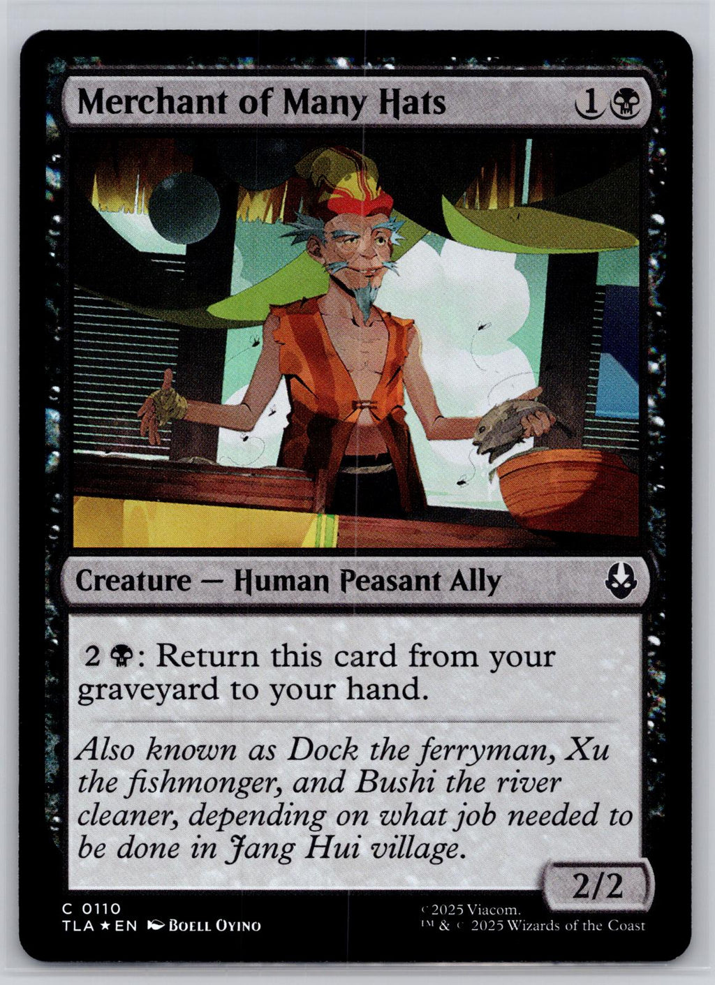 Merchant of Many Hats Avatar: The Last Airbender Magic: The Gathering Foil NM