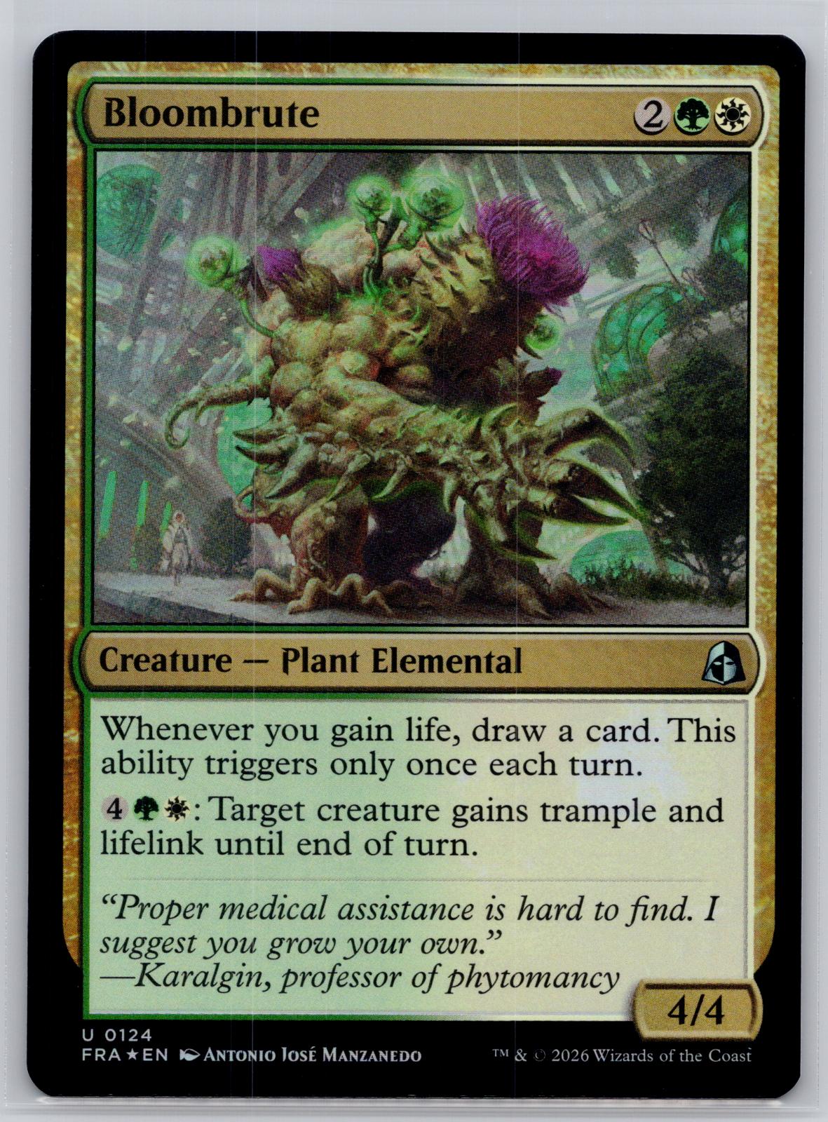 Bloombrute Reality Fracture Magic: The Gathering Foil Near Mint