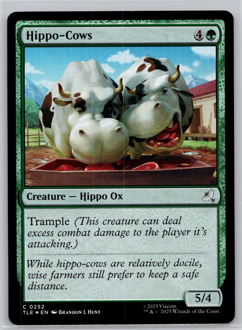 Hippo-Cows Avatar: The Last Airbender: Eternal-Legal M:TG Foil NM