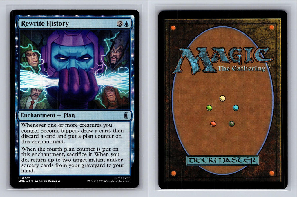 Rewrite History Marvel Super Heroes Magic: The Gathering Foil Near Mint