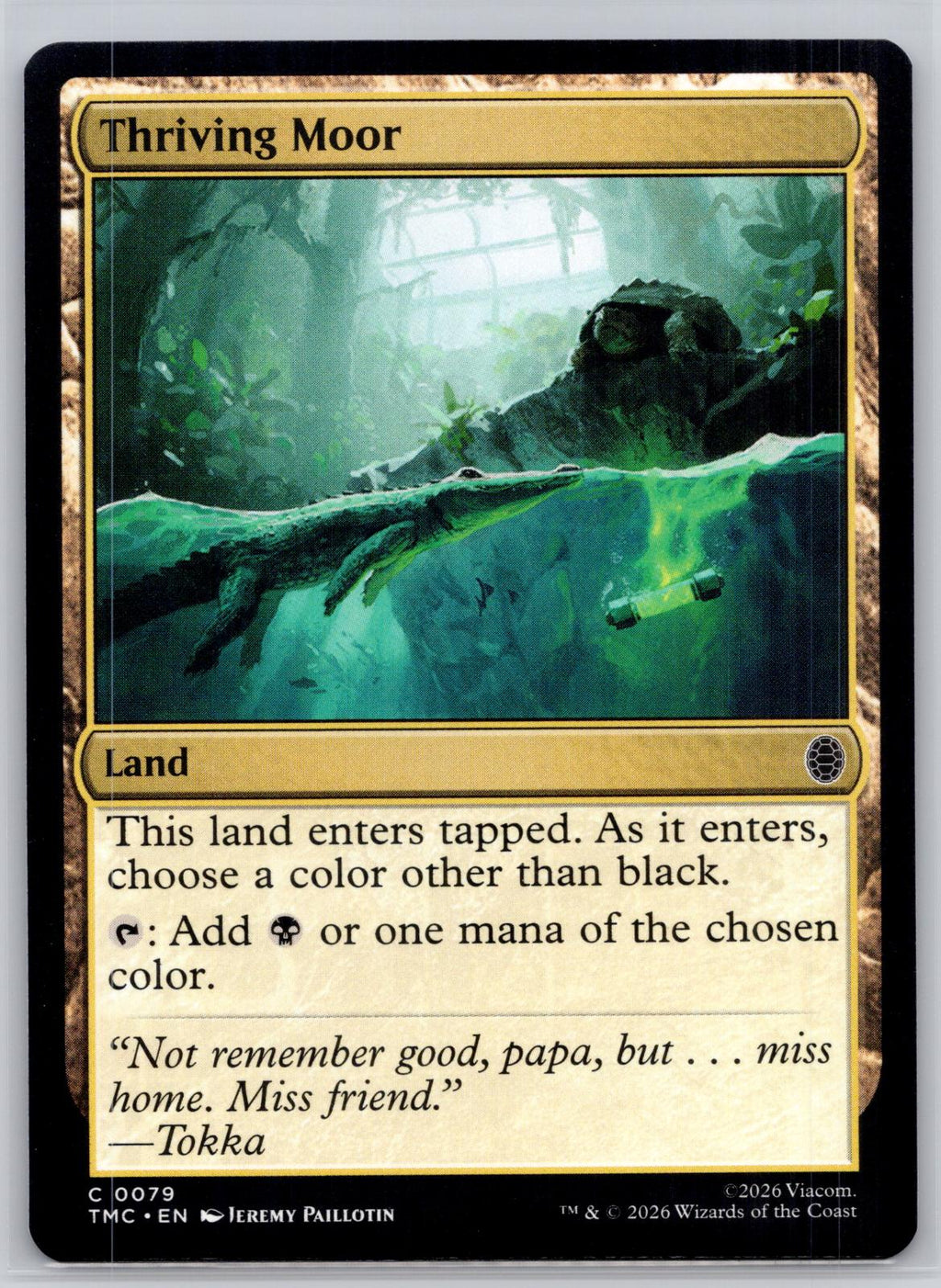 Thriving Moor Commander: Teenage Mutant Ninja Turtles Magic: The Gathering NM