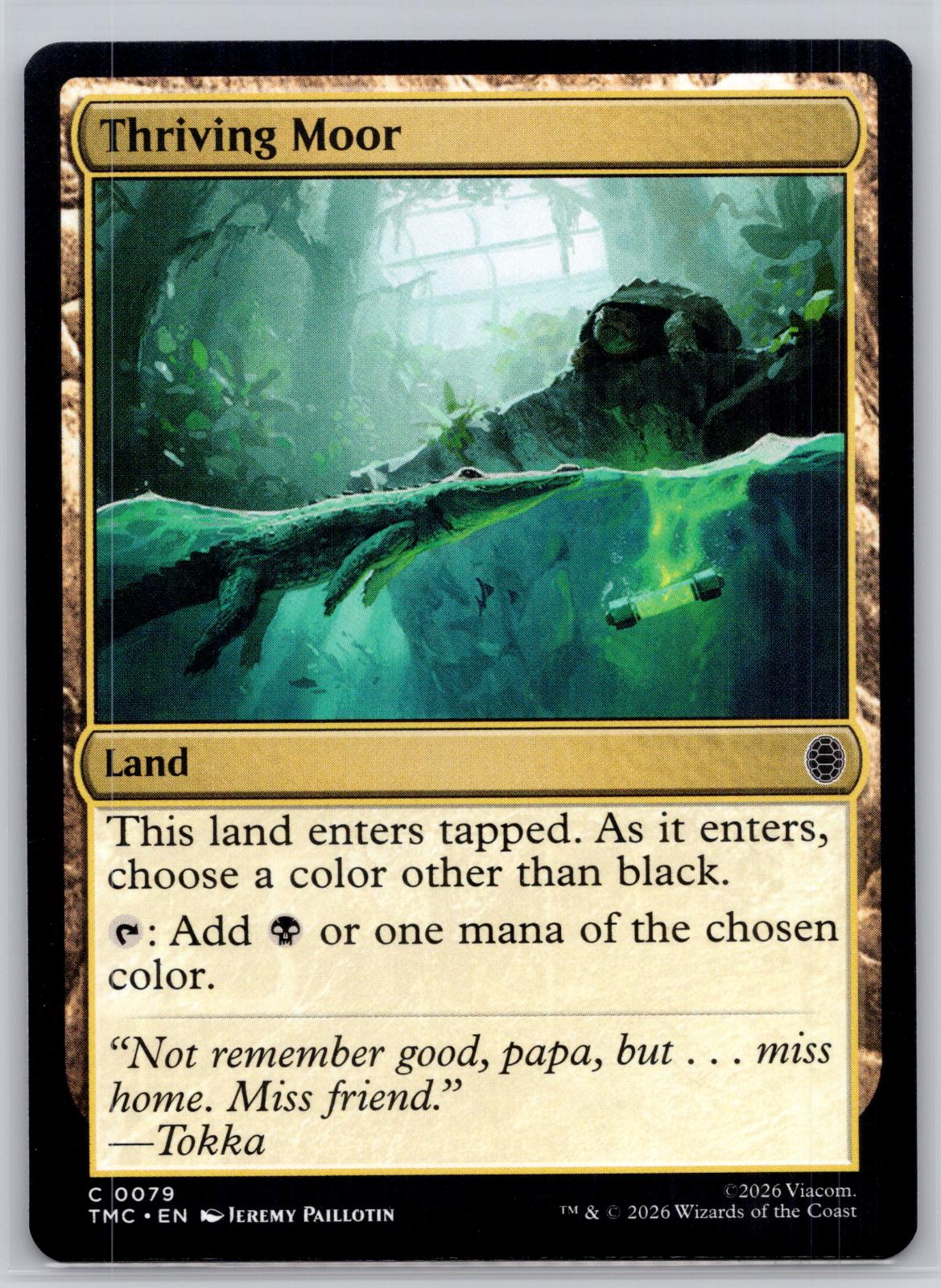 Thriving Moor Commander: Teenage Mutant Ninja Turtles Magic: The Gathering NM