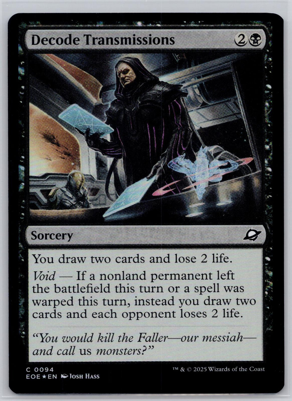 Decode Transmissions Edge of Eternities Magic: The Gathering Foil Near Mint