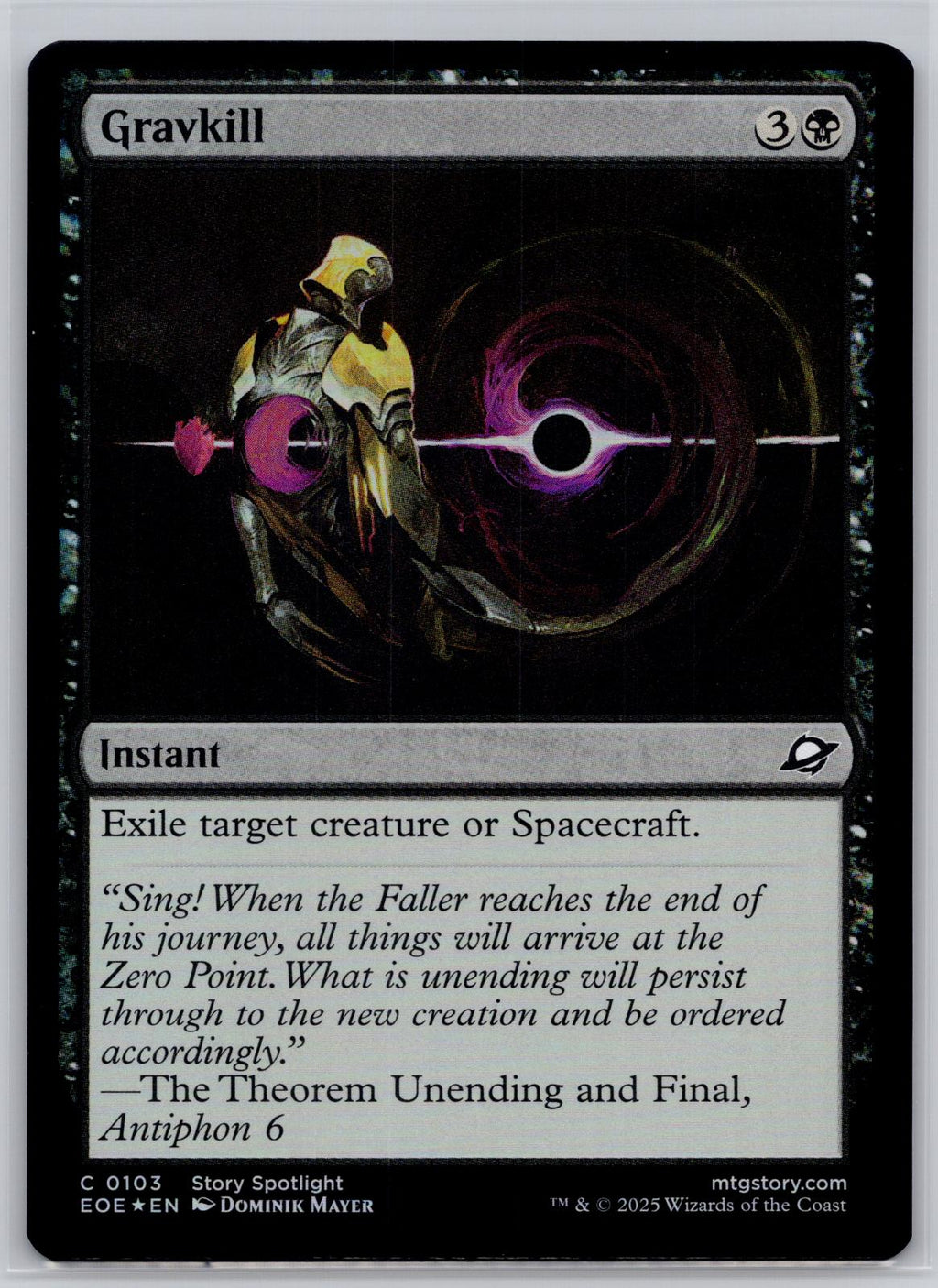 Gravkill Edge of Eternities Magic: The Gathering Foil Near Mint