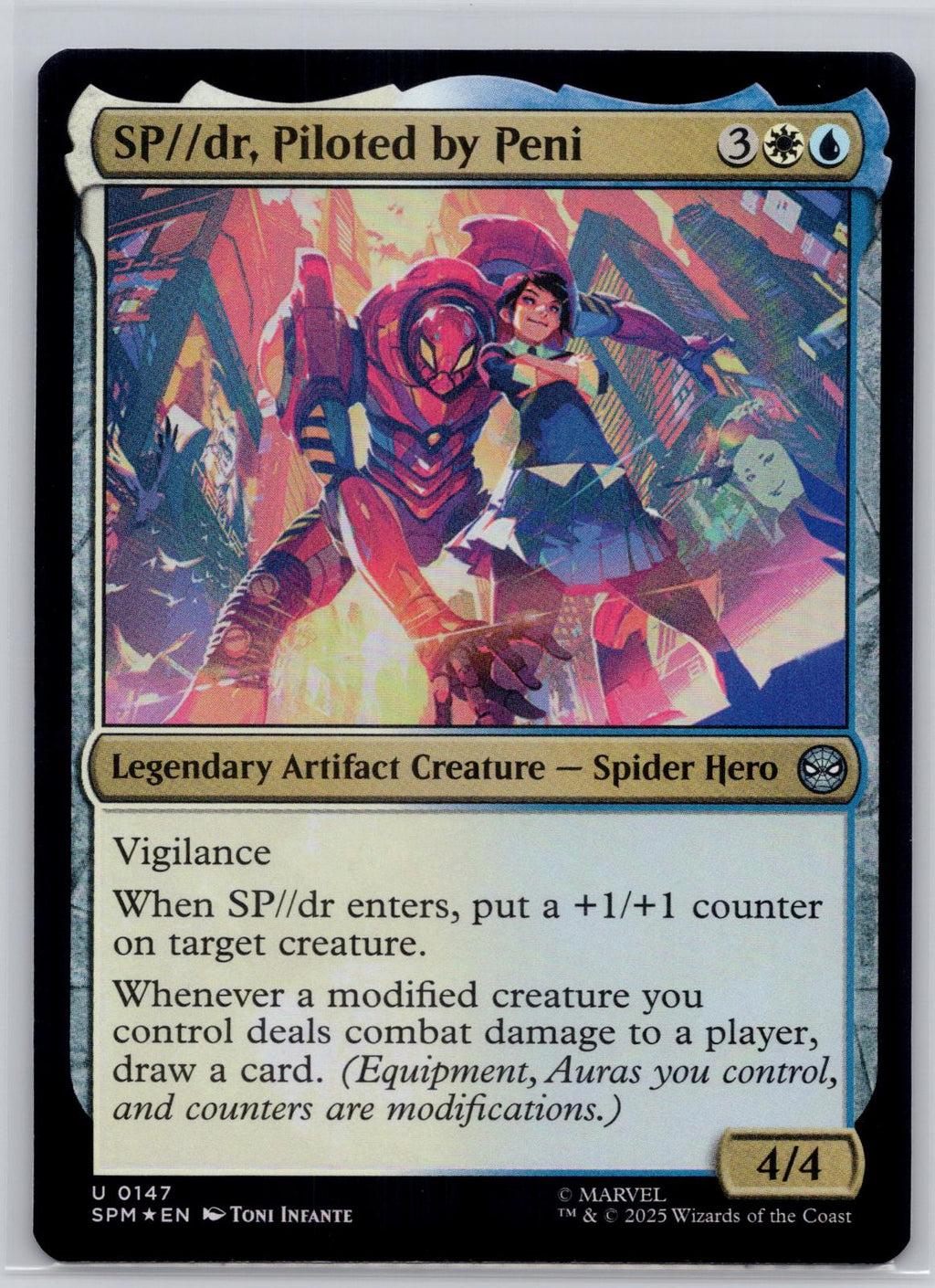 SP//dr, Piloted by Peni Marvel's Spider-Man Magic: The Gathering Foil Near Mint