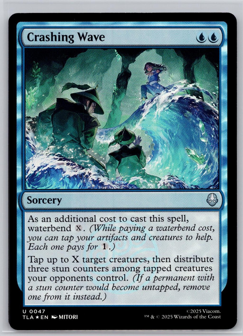 Crashing Wave Avatar: The Last Airbender Magic: The Gathering Foil Near Mint
