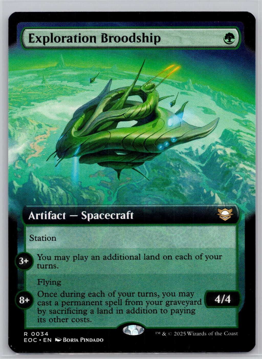 Exploration Broodship (Extended Art) Commander: Edge of Eternities M:TG NM