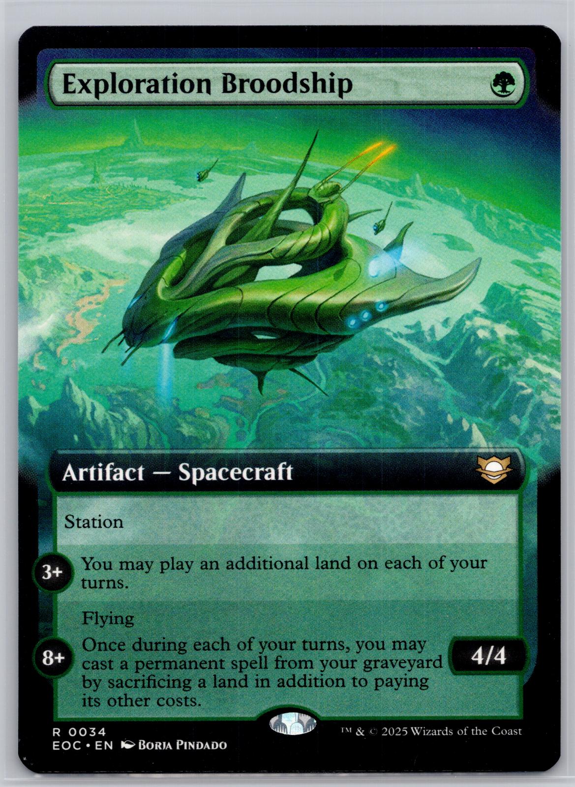 Exploration Broodship (Extended Art) Commander: Edge of Eternities M:TG NM