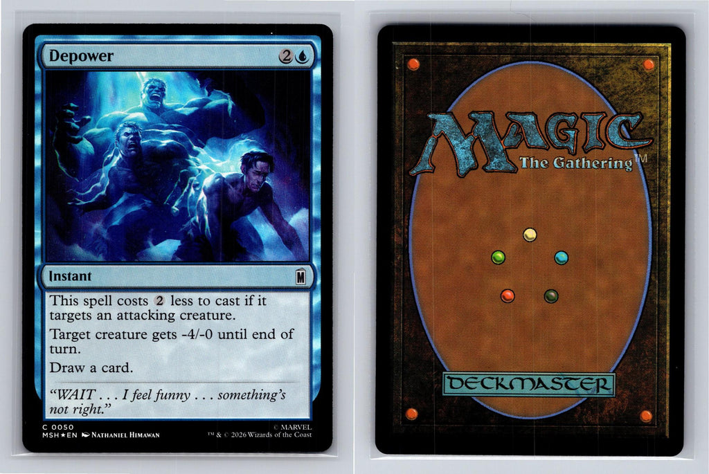 Depower Marvel Super Heroes Magic: The Gathering Foil Near Mint