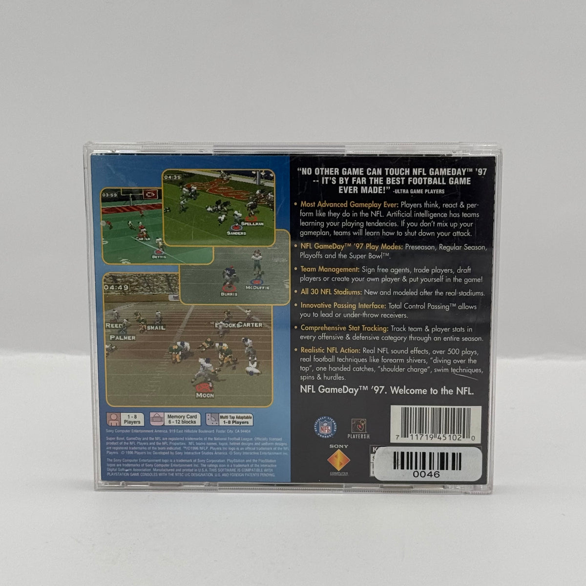 NFL GameDay 97 - PS1 - CIB