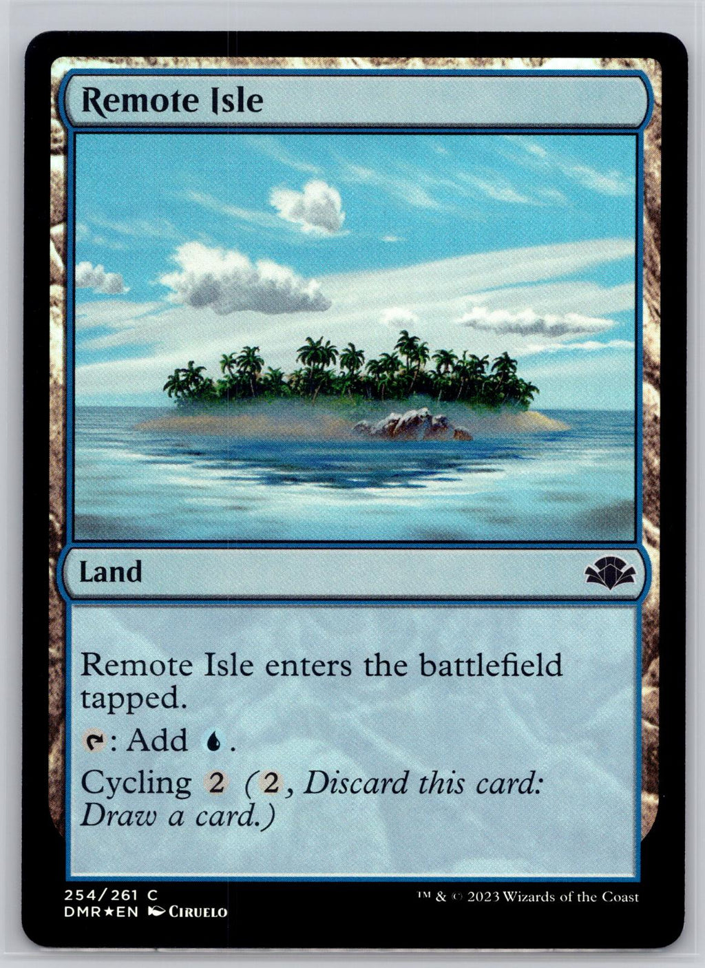 Remote Isle Dominaria Remastered Magic: The Gathering Foil Near Mint