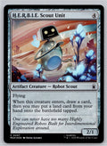 H.E.R.B.I.E. Scout Unit Marvel Super Heroes Magic: The Gathering Foil Near Mint