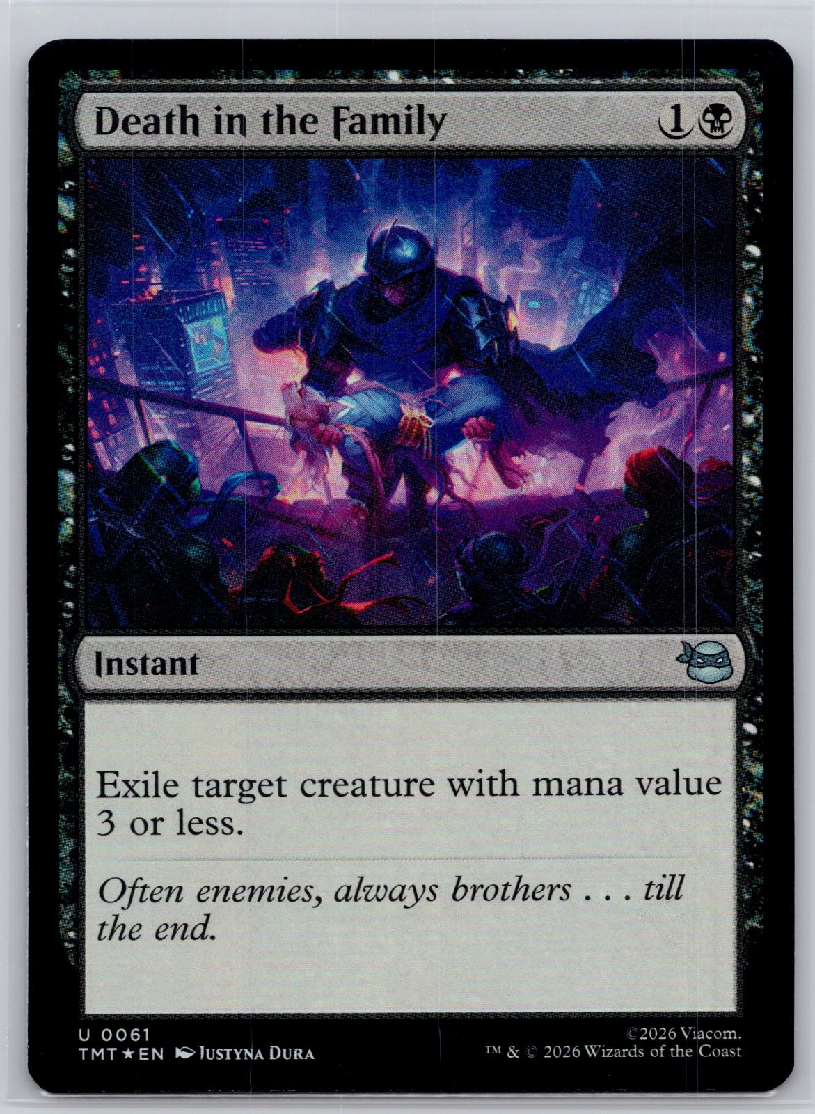 Death in the Family Teenage Mutant Ninja Turtles Magic: The Gathering Foil NM