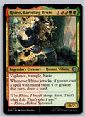 Rhino, Barreling Brute Marvel's Spider-Man Magic: The Gathering Near Mint