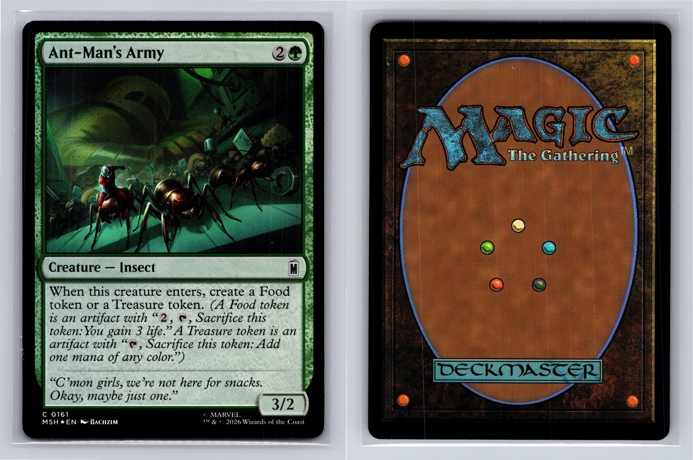 Ant-Man's Army Marvel Super Heroes Magic: The Gathering Foil Near Mint