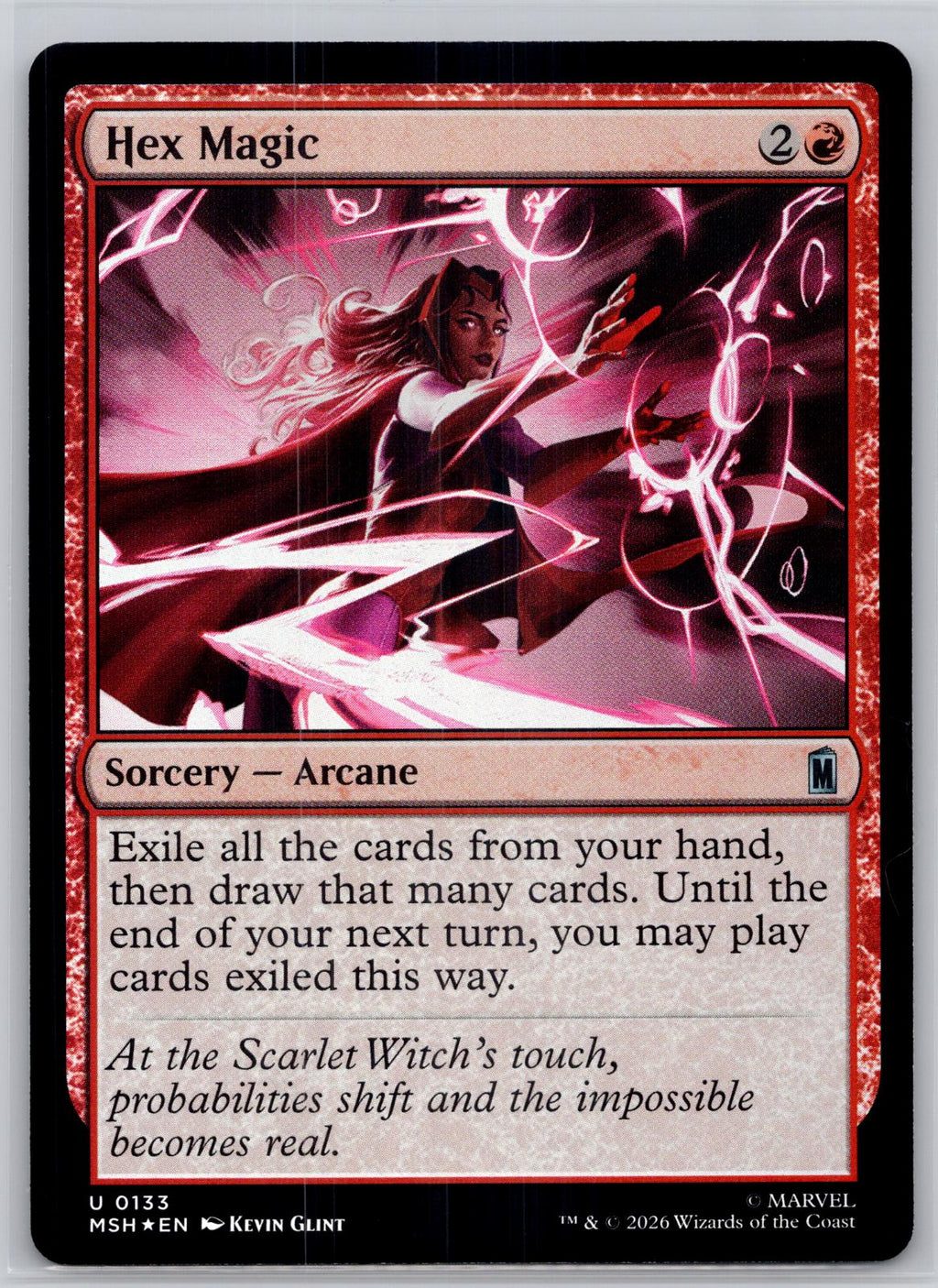 Hex Magic Marvel Super Heroes Magic: The Gathering Foil Near Mint