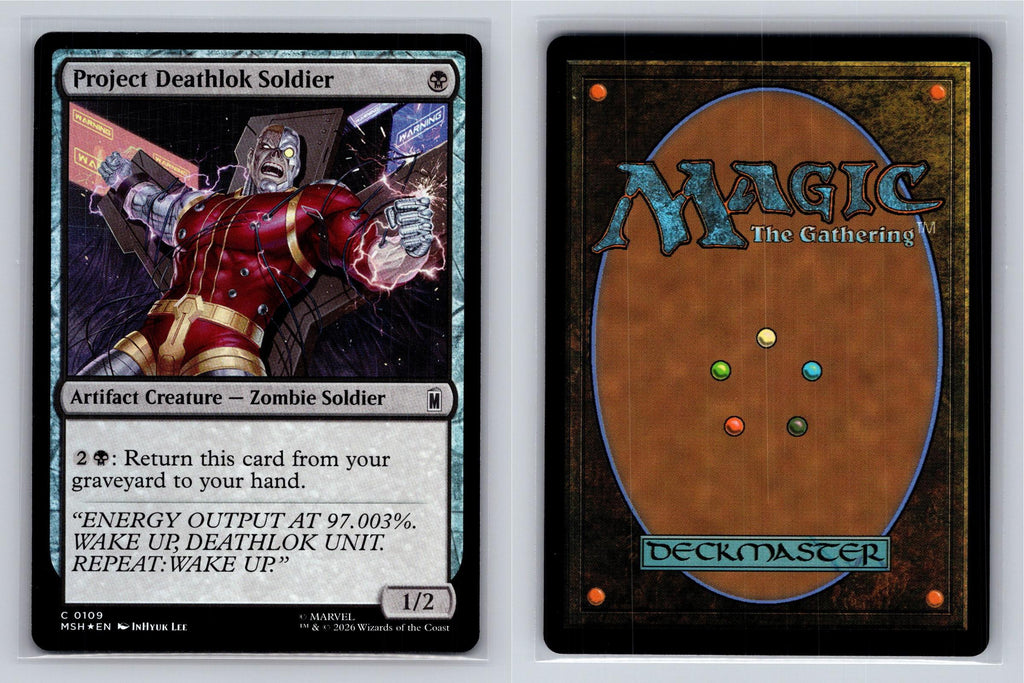 Project Deathlok Soldier Marvel Super Heroes Magic: The Gathering Foil Near Mint
