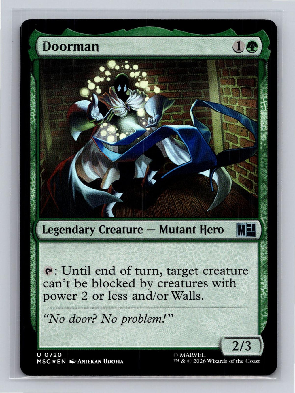 Doorman Commander: Marvel Super Heroes Magic: The Gathering Foil Near Mint