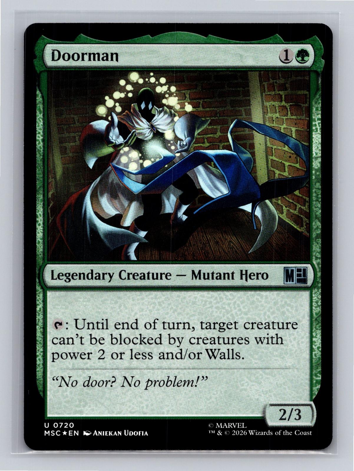 Doorman Commander: Marvel Super Heroes Magic: The Gathering Foil Near Mint