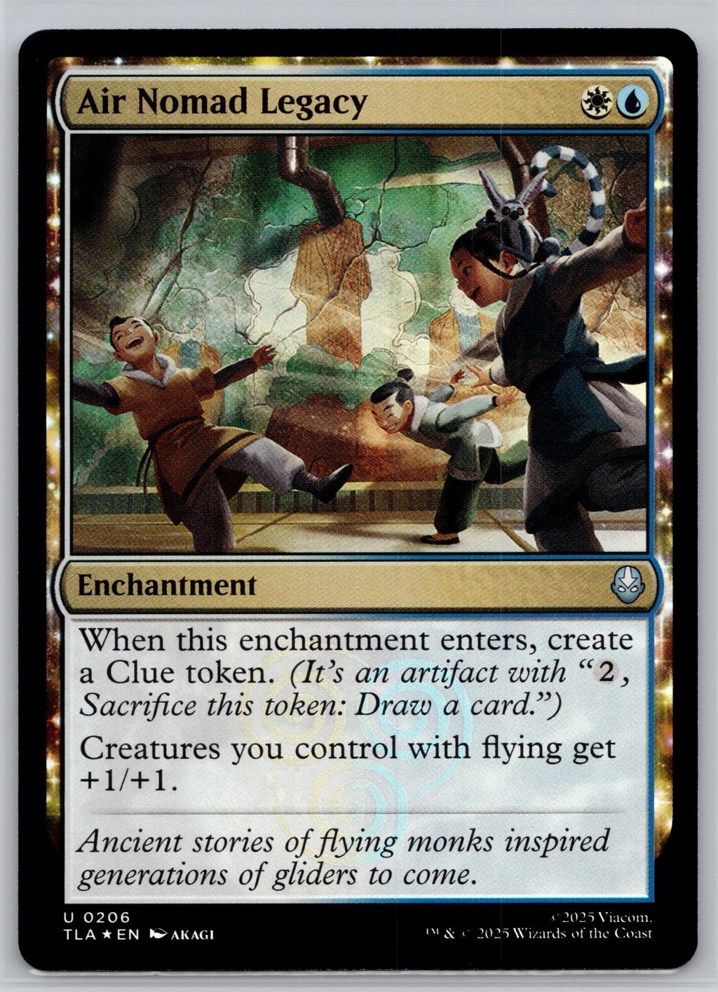 Air Nomad Legacy Avatar: The Last Airbender Magic: The Gathering Foil Near Mint