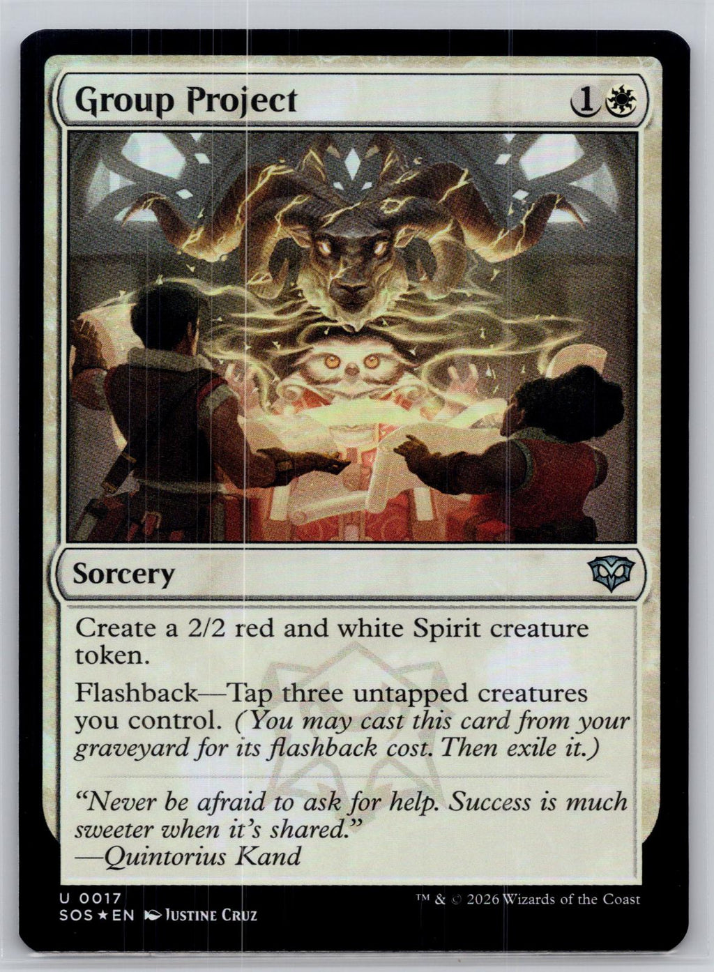 Group Project Secrets of Strixhaven Magic: The Gathering Foil Near Mint