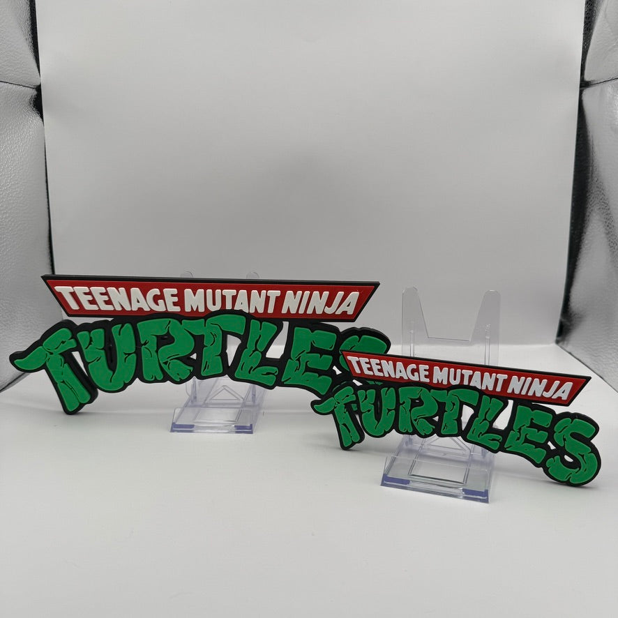 Logo des Tortues Ninja — Pièce murale / de présentation imprimée en 3D