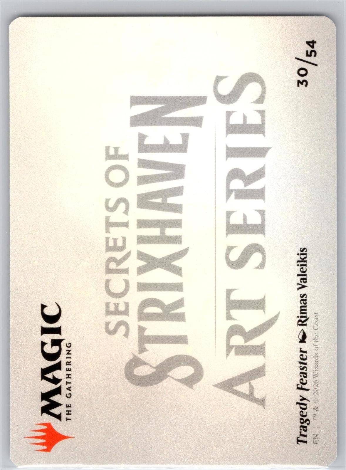 Tragedy Feaster Art Card Art Series: Secrets of Strixhaven M:TG NM