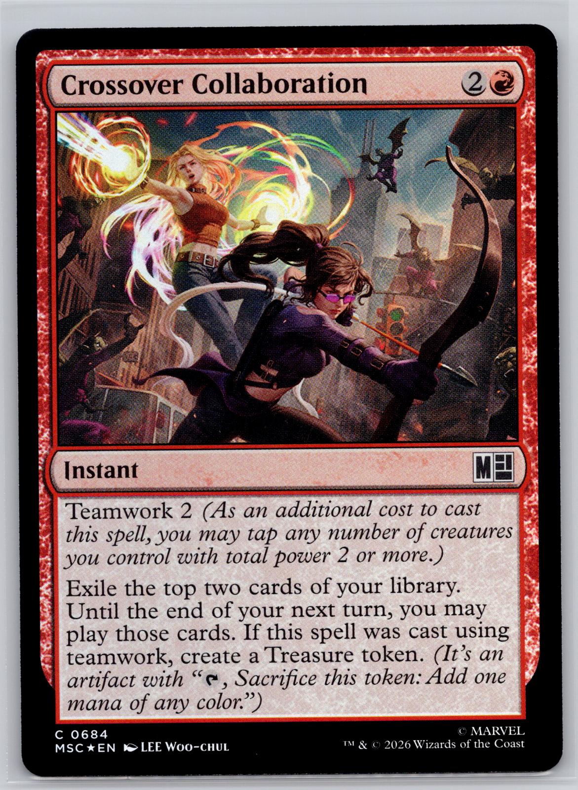 Crossover Collaboration Commander: Marvel Super Heroes M:TG Foil NM