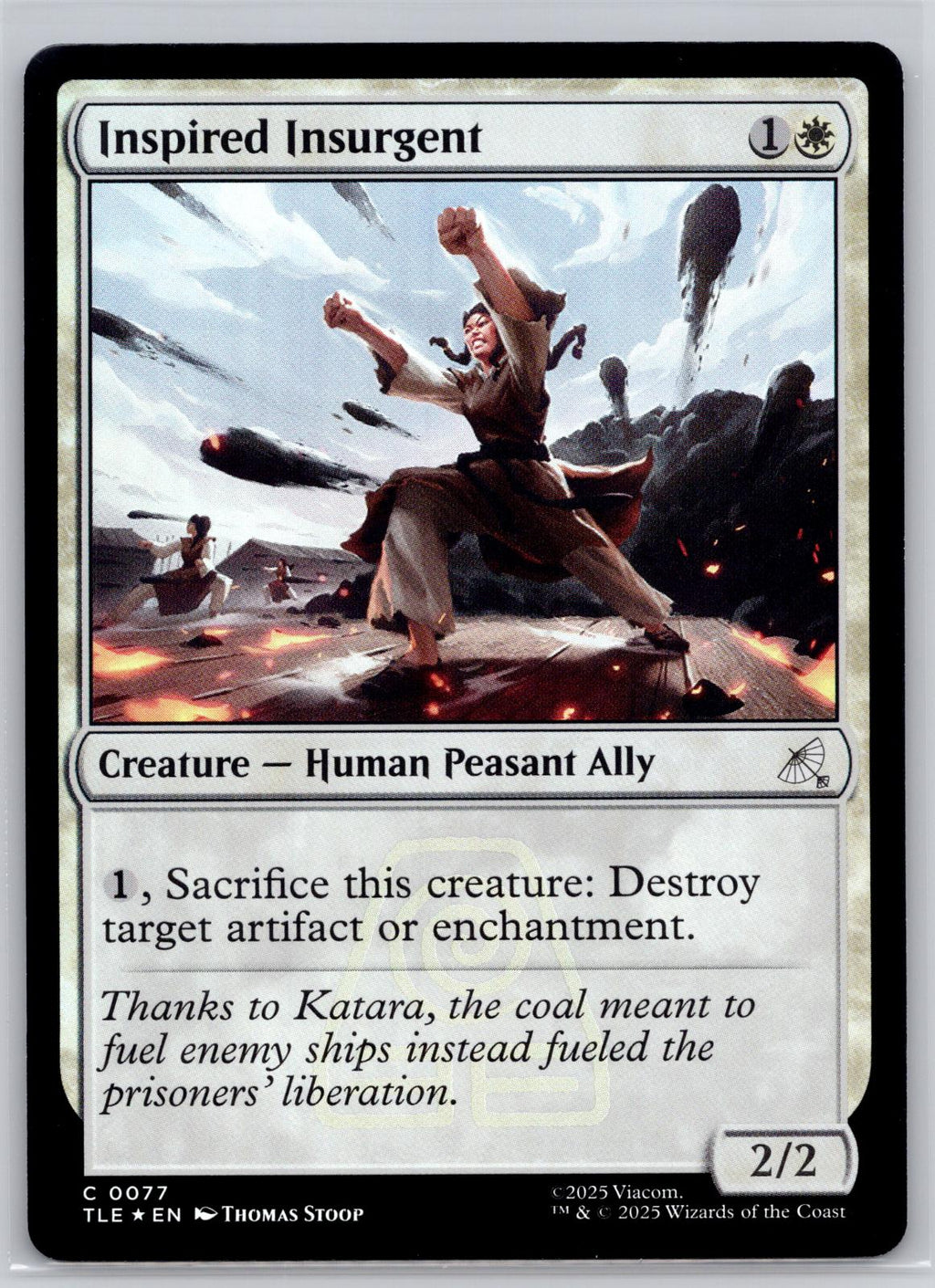 Inspired Insurgent Avatar: The Last Airbender: Eternal-Legal M:TG Foil NM