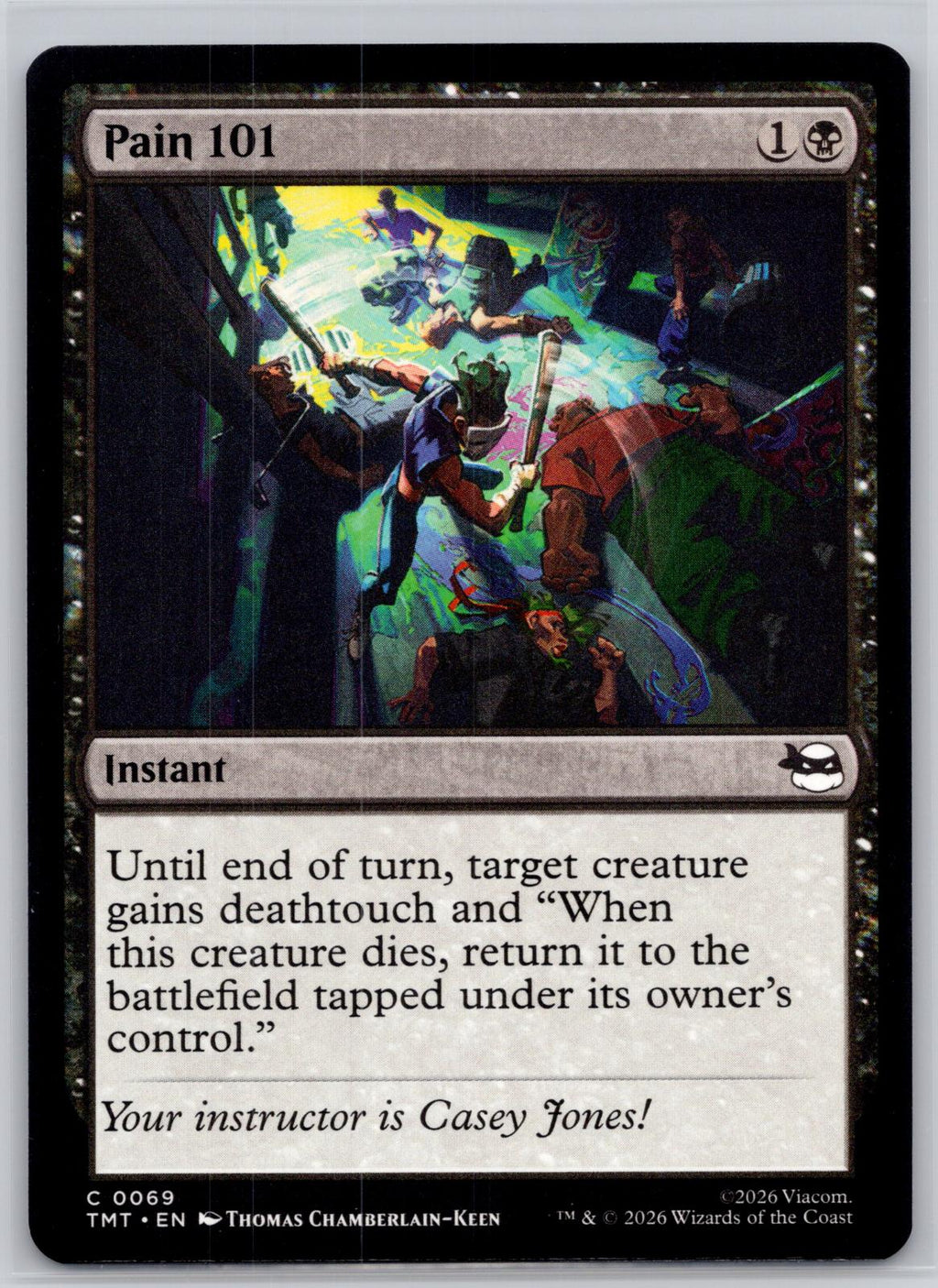 Pain 101 Teenage Mutant Ninja Turtles Magic: The Gathering Near Mint