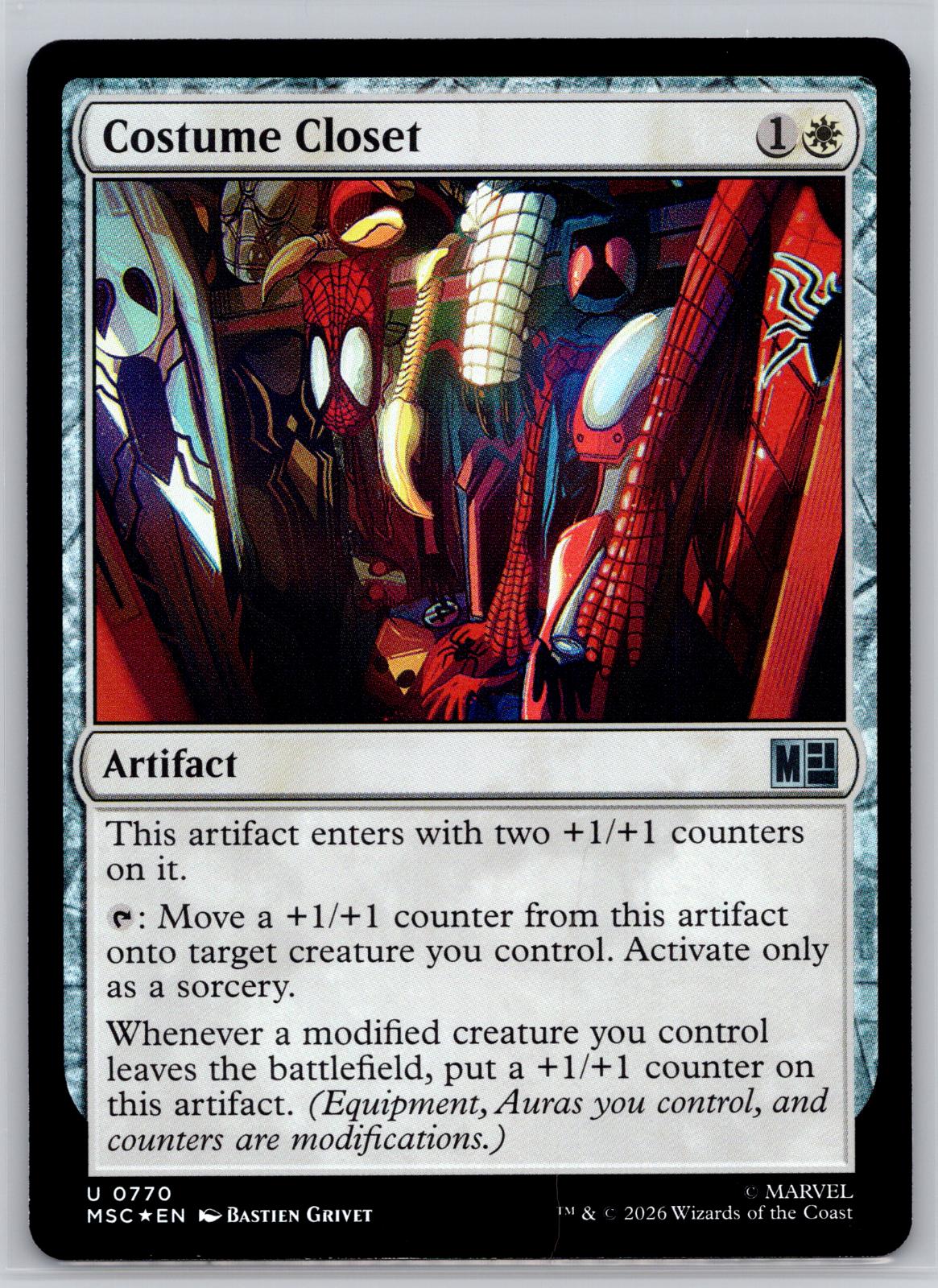 Costume Closet Commander: Marvel Super Heroes Magic: The Gathering Foil NM