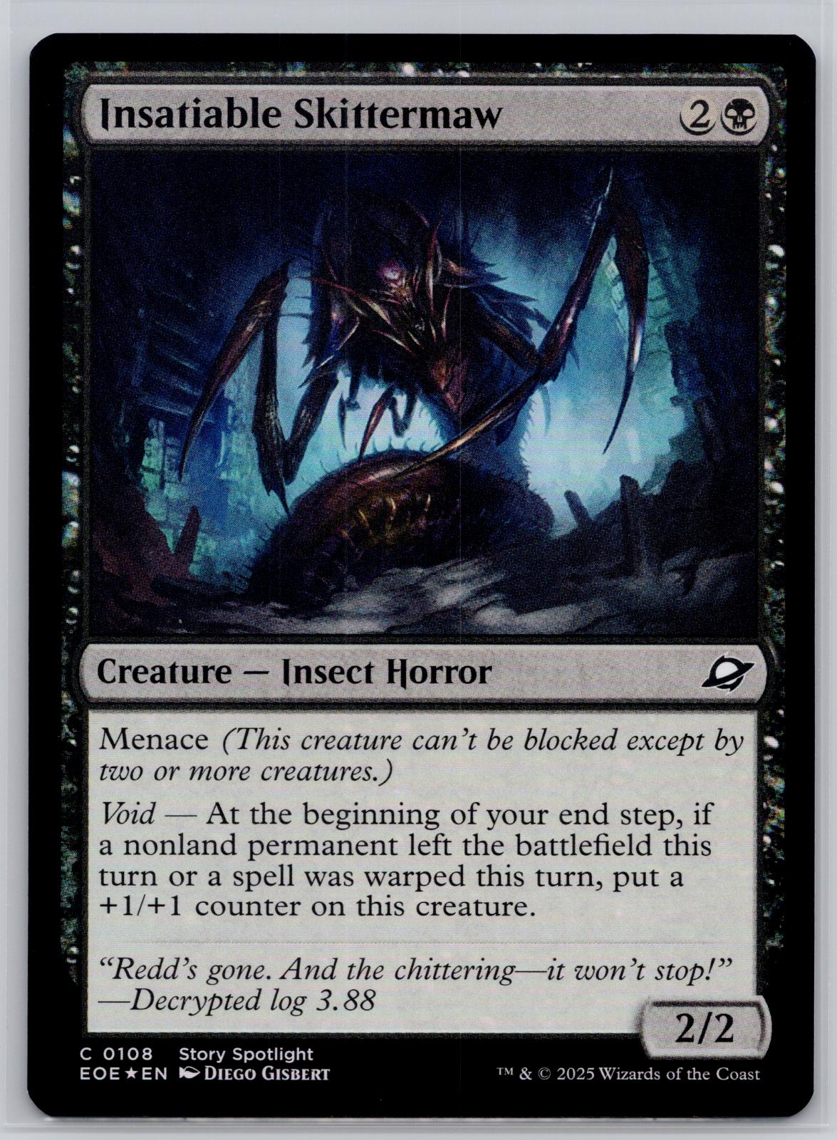 Insatiable Skittermaw Edge of Eternities Magic: The Gathering Foil Near Mint