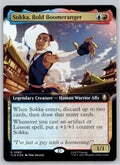 Sokka, Bold Boomeranger (Extended Art) Avatar: The Last Airbender M:TG Foil NM