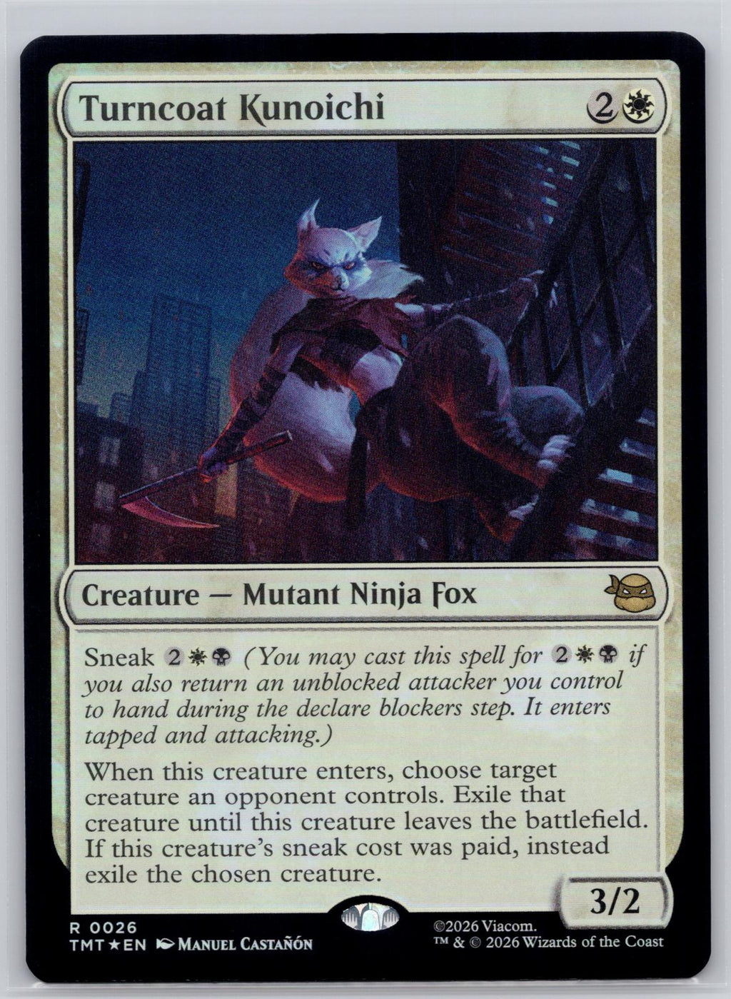 Turncoat Kunoichi Teenage Mutant Ninja Turtles Magic: The Gathering Foil NM