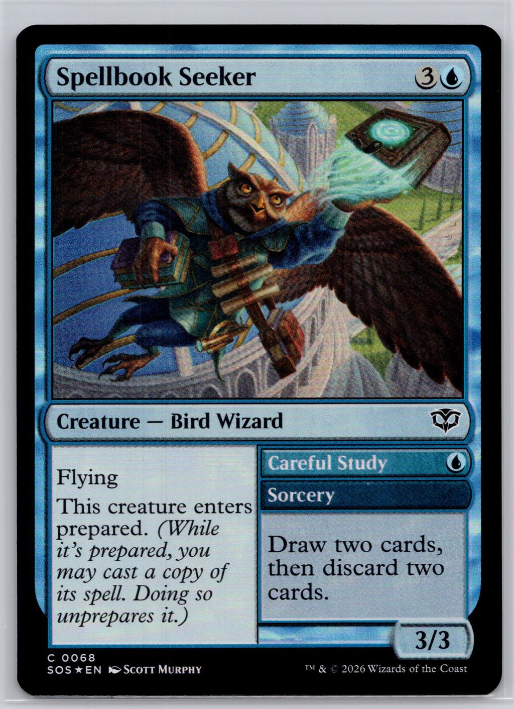 Spellbook Seeker Secrets of Strixhaven Magic: The Gathering Foil Near Mint