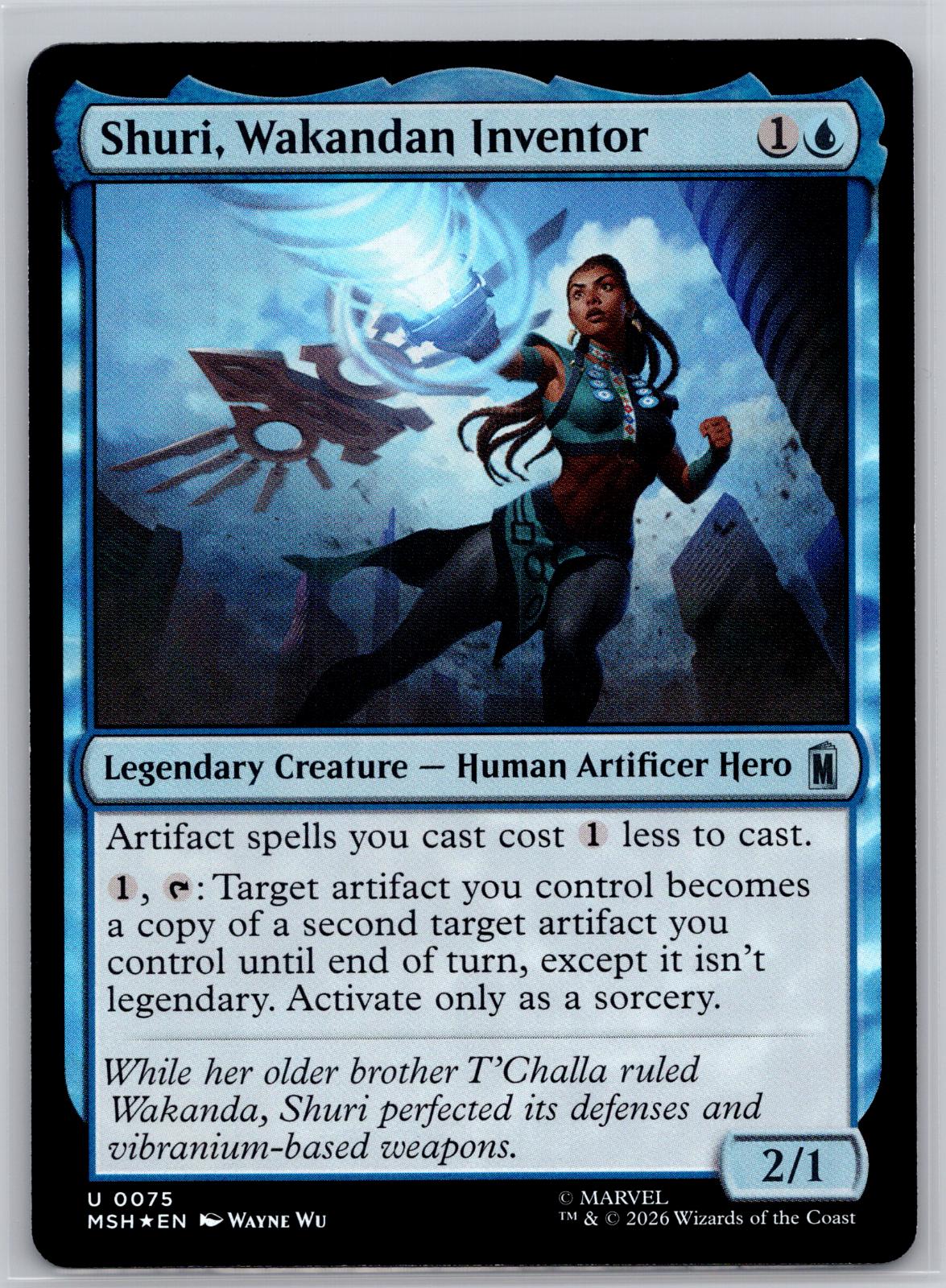 Shuri, Wakandan Inventor Marvel Super Heroes Magic: The Gathering Foil Near Mint