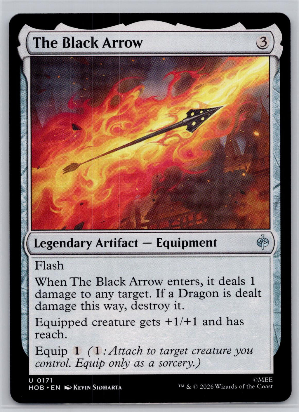 The Black Arrow The Hobbit Magic: The Gathering Near Mint