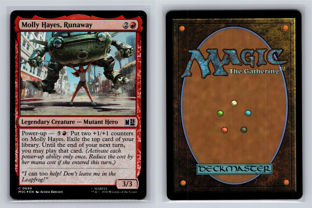Molly Hayes, Runaway Commander: Marvel Super Heroes Magic: The Gathering Foil NM