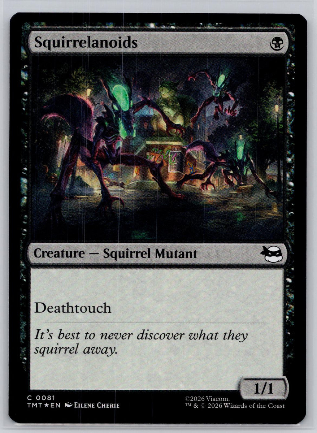 Squirrelanoids Teenage Mutant Ninja Turtles Magic: The Gathering Foil Near Mint