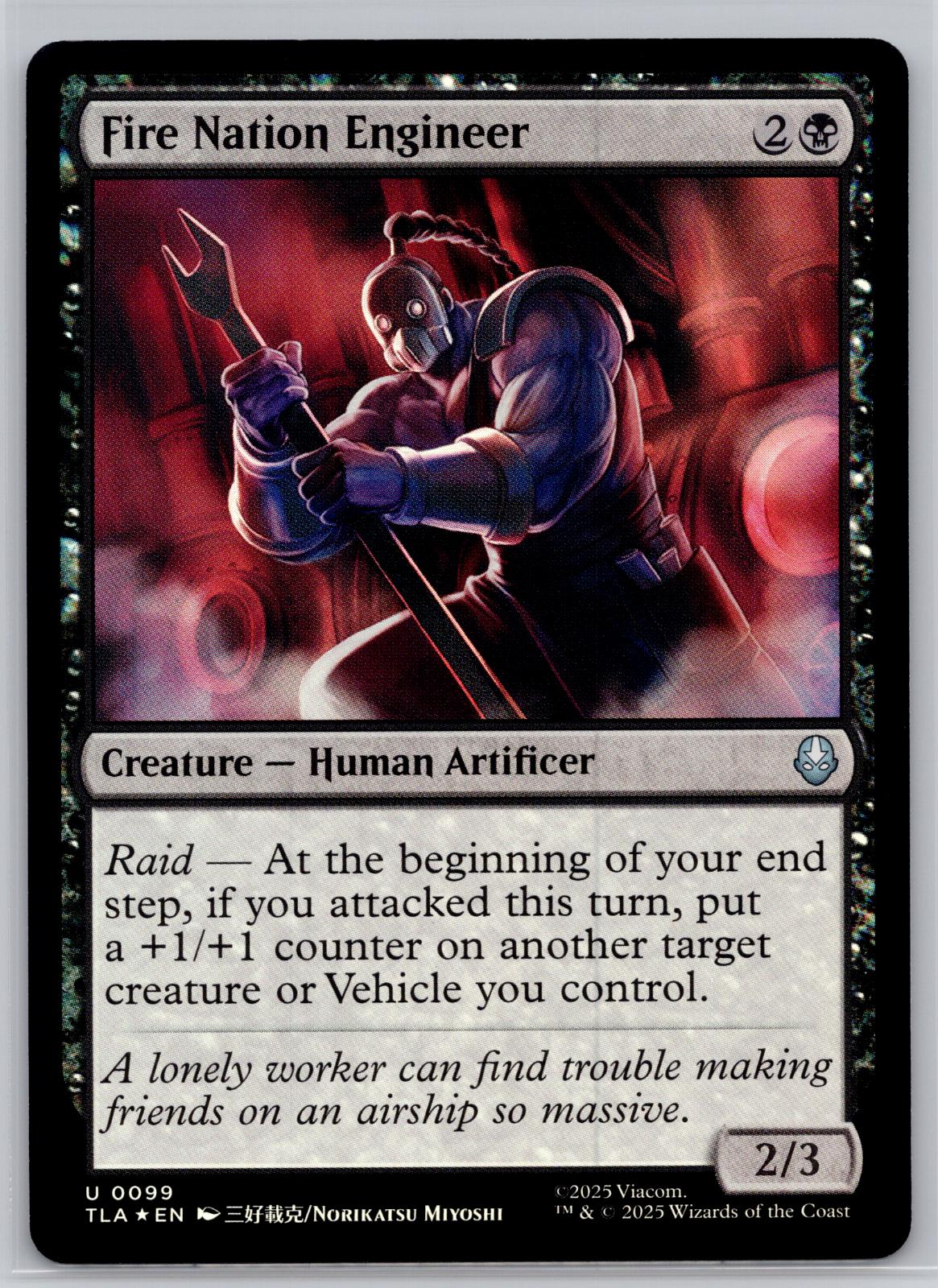 Fire Nation Engineer Avatar: The Last Airbender Magic: The Gathering Foil NM