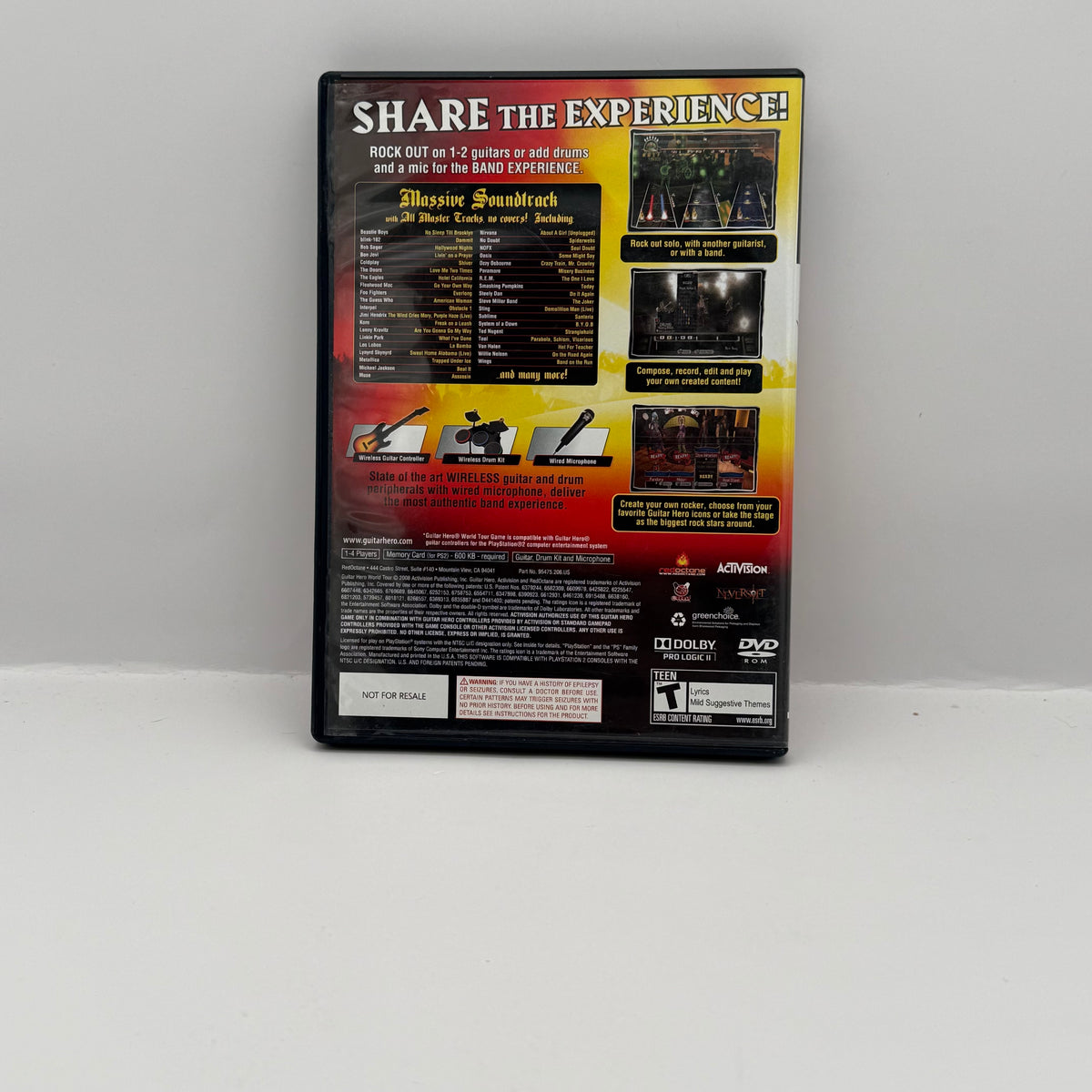 Guitar Hero World Tour (Game Only) - PS2 - CIB